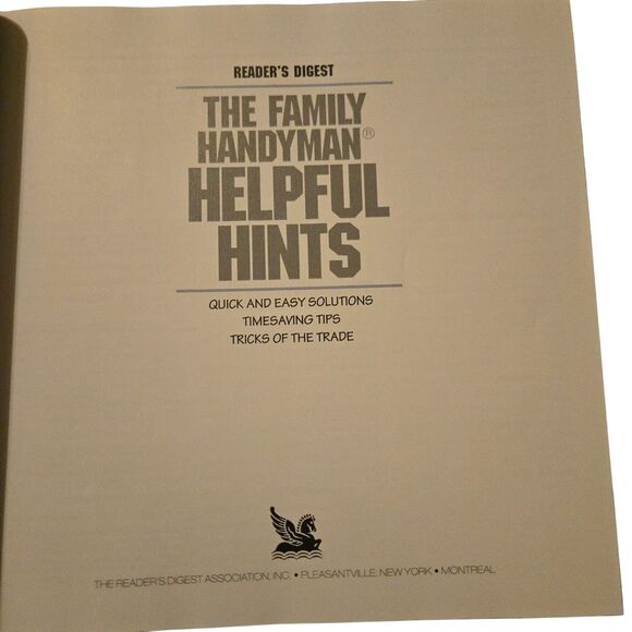 Helpful Hints by Reader's Digest Editors and Family Handyman Magazine Editors... - Picture 5 of 6
